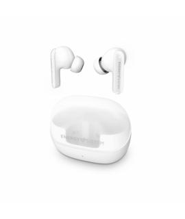 Energy Sistem Auriculares ANC -30dB - Quad Mic - Bluetooth 5.4 - 25h Autonomia - IPX4 - Plastico Reciclado - Color Blanco