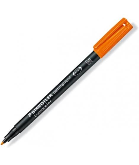 Staedtler Lumocolor 317 Rotulador Permanente - Punta Media Redonda - Trazo 1mm Aprox - Capuchon con Clip - Secado Rapido - Color