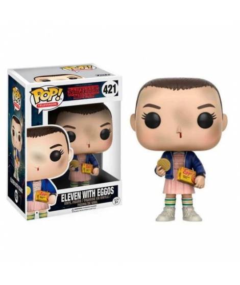 Funko Pop Television Stranger Things Eleven con Eggos con Opcion Chase - Figura de Vinilo - Altura 9.5cm aprox.