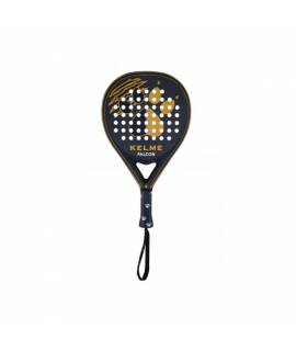 Kelme Falcon Pala de Padel - Forma Lagrima - Marco y Cara 100% Carbono - Nucleo Eva Compressed - Diseño Mate