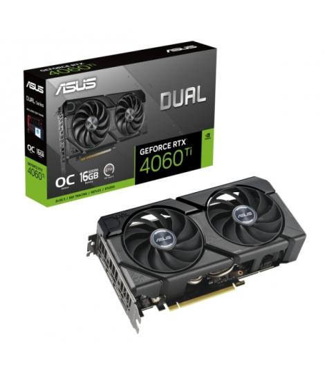 Asus Dual GeForce RTX 4060 Ti EVO OC Edition Tarjeta Grafica 16GB GDDR6 DLSS3