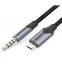 Vention CableTech Adaptador Micro-USB a Jack 3.5 - Conectores de Alta Calidad - USB 2.0 - Color Negro