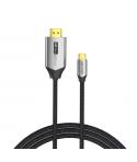 Vention Cable USB-C a HDMI 4K - Resolucion 4K@60Hz - Plug & Play - Conectores chapados en oro - Color Negro