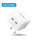 Vention Cargador USB-C+USB-C GaN - Carga rapida - Protecciones Integradas - Compatible con Multiples Dispositivos - Potencia 35W