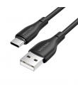 Vention Cable de Carga Interfaz USB-A/USB-C - Velocidad 480Mbps - Alimentacion 3A - Potencia 15W - Color Negro