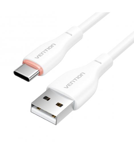 Vention Cable de Carga USB-A/USB-C - 480Mbps - 3A - 15W Max - Color Blanco