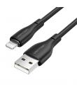 Vention Cable de Carga USB-A/Lightning - TPE Duradero - Transferencia 480Mbps - Alimentacion 2A - Potencia 10W Max - Color Negro