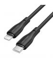 Vention Cable de Carga USB-C/Lightning - TPE Duradero - Transferencia 480Mbps - Alimentacion 3A - Potencia 27W - Color Negro