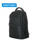 Vention Mochila TechPro SecurePack - Compatible con Portatiles hasta 17"- Puerto USB - Cremallera con Contraseña - Impermeable -