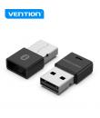 Vention NAHB0 Adaptador USB Bluetooth 5.3 - Audio 24 bits/192 kHz - Emparejamiento 5 dispositivos - Alcance 20m - Color Negro