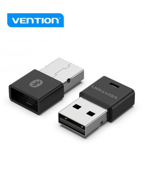 Vention NAHB0 Adaptador USB Bluetooth 5.3 - Audio 24 bits/192 kHz - Emparejamiento 5 dispositivos - Alcance 20m - Color Negro