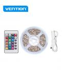 Vention Luces LED RGB Control Remoto - Carga USB - Facil Instalacion y Uso - Color Varios