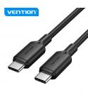 Vention Cable USB - Conector Niquelado - Potencia 60W - Corriente Max. 3A - Color Negro