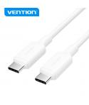 Vention Cable USB - Niquelado - 60W - 3A - Color Blanco