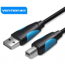 Vention Cable USB 2.0 Impresoras - Transmision 480 Mbps - Recubrimiento Aluminio y Trenza Metalica - Carcasa PVC - AWG 24+28 - C