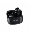 DCU Tecnologic Good People Auriculares Bluetooth 5.2 - Microfono Integrado - Autonomia hasta 6.5h - Control Tactil - Color Negro