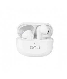 DCU Tecnologic Good People Auriculares Bluetooth 5.2 - Microfono Integrado - Autonomia hasta 6.5h - Control Tactil - Color Blanc