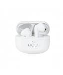 DCU Tecnologic Good People Auriculares Bluetooth 5.2 - Microfono Integrado - Autonomia hasta 6.5h - Control Tactil - Color Blanc