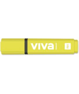 Molin Viva Marcador Fluorescente - Trazo entre 1 y 5mm - Tinta con Base de Agua - Color Amarillo