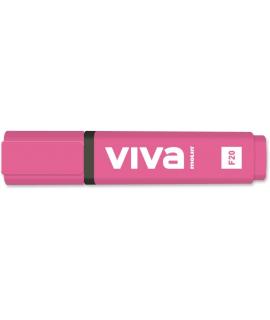 Molin Viva Marcador Fluorescente - Trazo entre 1 y 5mm - Tinta con Base de Agua - Color Rosa