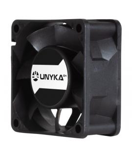 Unykach Server Ventilador 60mm de Doble Bola - Velocidad Max. 3000rpm - Conector de 4 Pines con Control de Temperatura - Color N