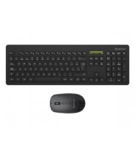 Unykach MK212 Pro Slim Wireless Pack de Teclado Inalambrico Slim 108 Teclas de Membrana + Raton Inalambrico 1600dpi, 3 Botones, 