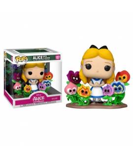 Funko Pop Disney Alicia en el Pais de las Maravillas 70Th Alicia con Flores - Figura de Vinilo - Altura 9.5cm aprox.