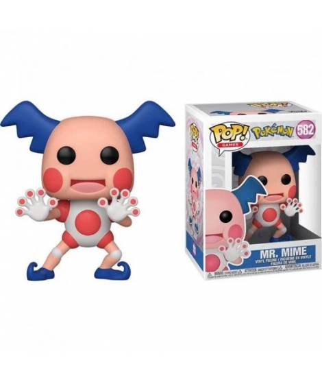 Funko Pop Pokemon Mr. Mime - Figura de Vinilo - Altura 9.5cm aprox.