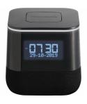 Thomson Radio Reloj Despertador - Pantalla LCD - Doble Alarma - Luz Ajustable - Color Negro