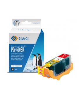 G&G Canon PGI520 Negro Cartucho de Tinta Pigmentada Generico - Reemplaza 2932B001