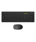 Unykach MK212 Pro Slim Wireless Pack de Teclado Inalambrico Slim 108 Teclas de Membrana + Raton Inalambrico 1600dpi, 3 Botones, 