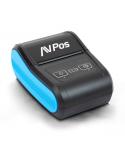 AVPos Impresora Termica Portatil de Tickets MP580R - 58mm - Velocidad 90 mm/s - BT y USB-C - Color Negro